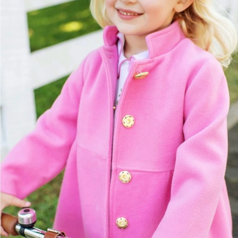 The Beaufort Bonnet Company Bright Pink Pea Coat